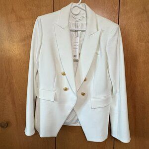 Veronica Beard Miller Dickey Jacket Off White/Gold
